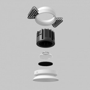Встраиваемый светильник Maytoni Round DL058-12W2.7K-TRS-W в Покачах - pokachi.ok-mebel.com | фото 5