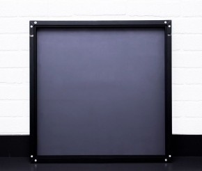 Зеркало Corsica 600х600 black без подсветки Sansa (SB1064Z) в Покачах - pokachi.ok-mebel.com | фото 3