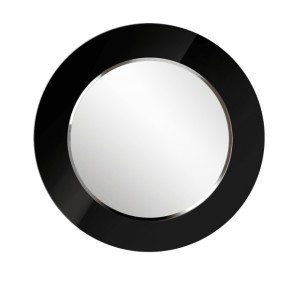 Зеркало круглое черный (РМ/02) в Покачах - pokachi.ok-mebel.com | фото 1