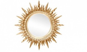 Зеркало круглое золото (1810(1) в Покачах - pokachi.ok-mebel.com | фото