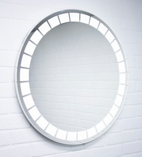 Зеркало Маскат 700х700 с подсветкой Домино (GL7057Z) в Покачах - pokachi.ok-mebel.com | фото 3