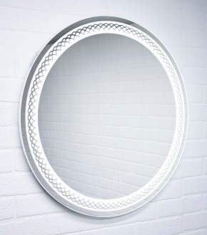 Зеркало Прая 700х700 с подсветкой Домино (GL7048Z) в Покачах - pokachi.ok-mebel.com | фото 3